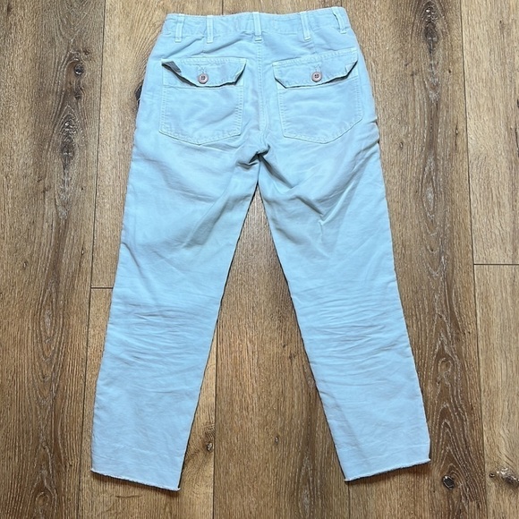 AMO Army Babe Linen Cargo Pants in Seafoam Size 24 - Picture 3 of 8